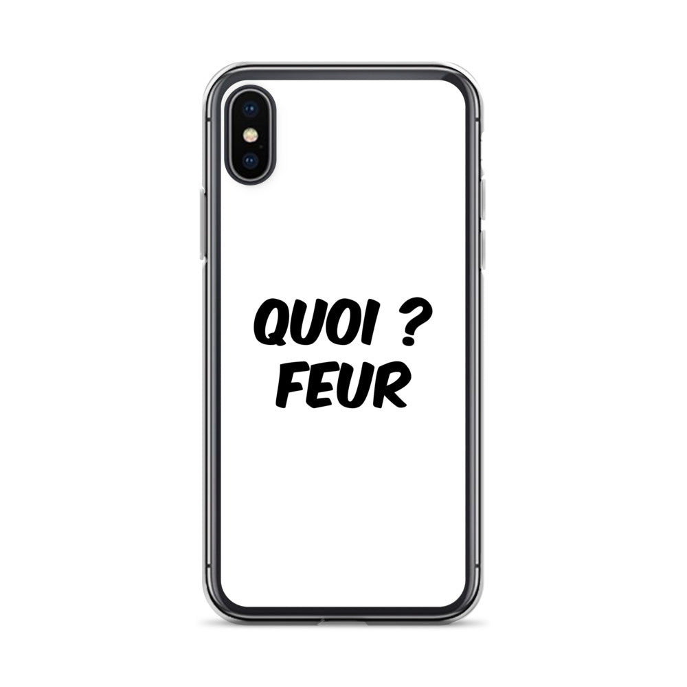 Coque iPhone Quoi feur iPhone X XS - Sedurro