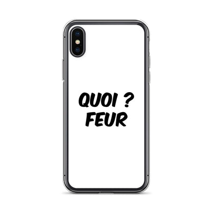 Coque iPhone Quoi feur iPhone X XS - Sedurro