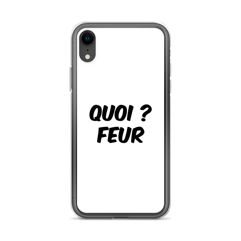 Coque iPhone Quoi feur iPhone XR - Sedurro