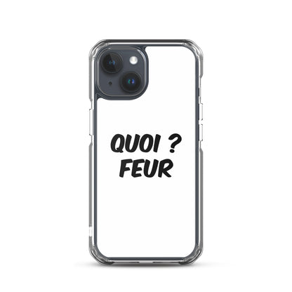 Coque iPhone Quoi feur iPhone 15 - Sedurro