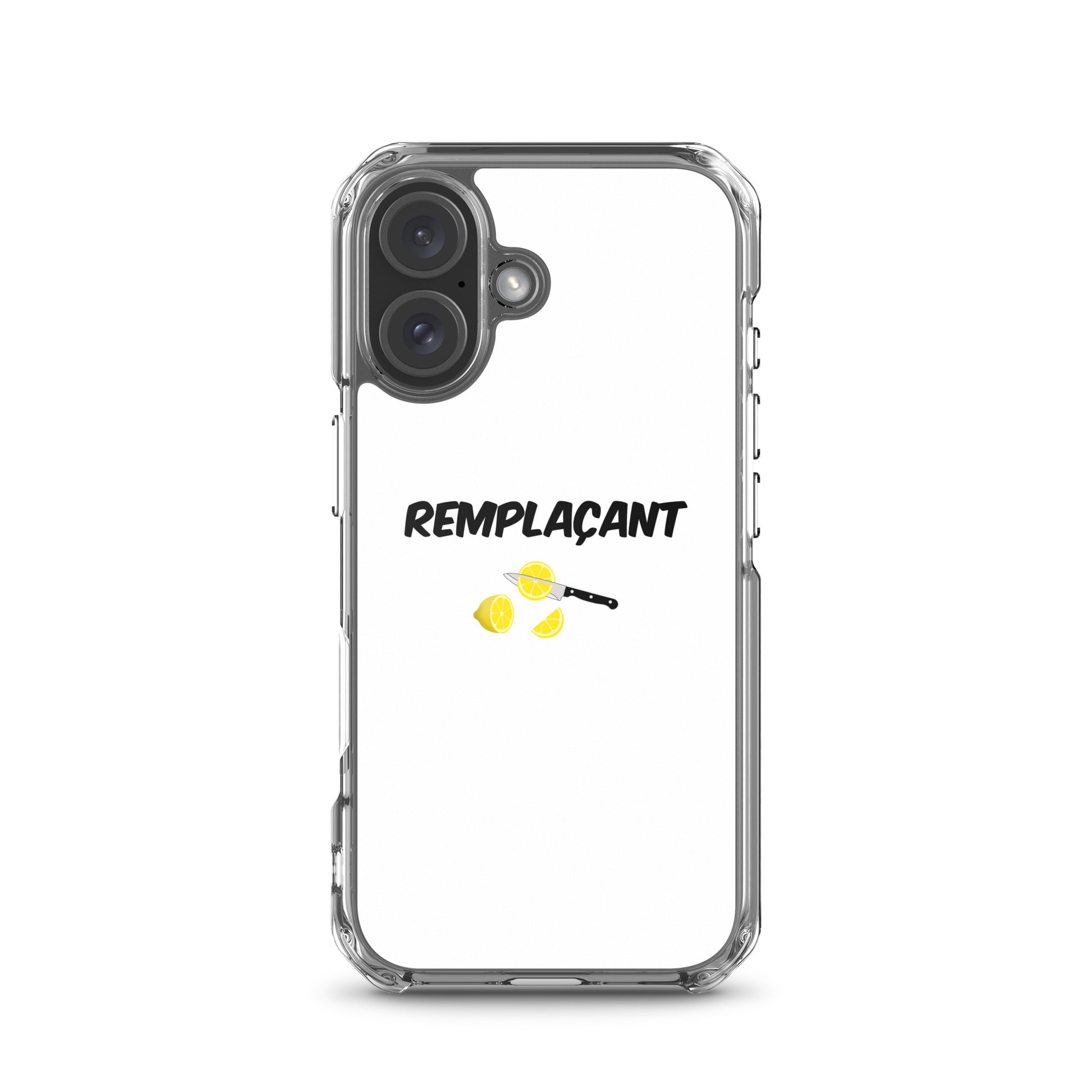 Coque iPhone Remplaçant coupeur de citrons iPhone 16 - Sedurro