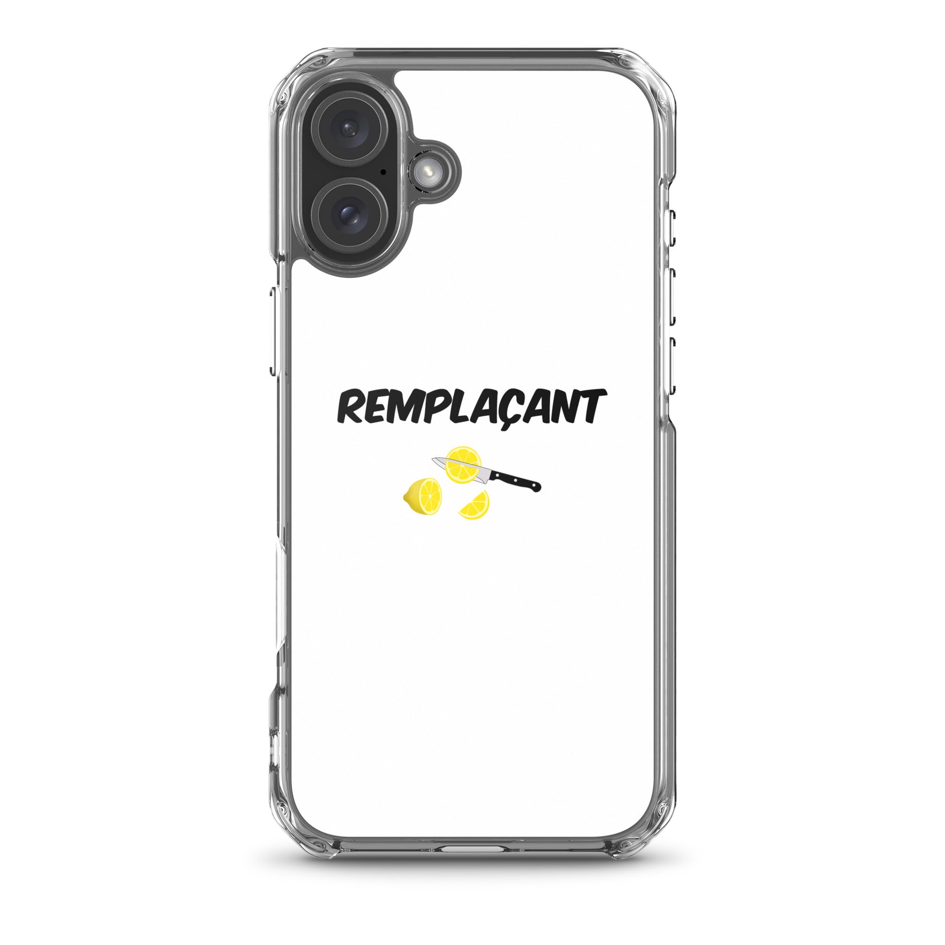 Coque iPhone Remplaçant coupeur de citrons iPhone 16 Plus - Sedurro