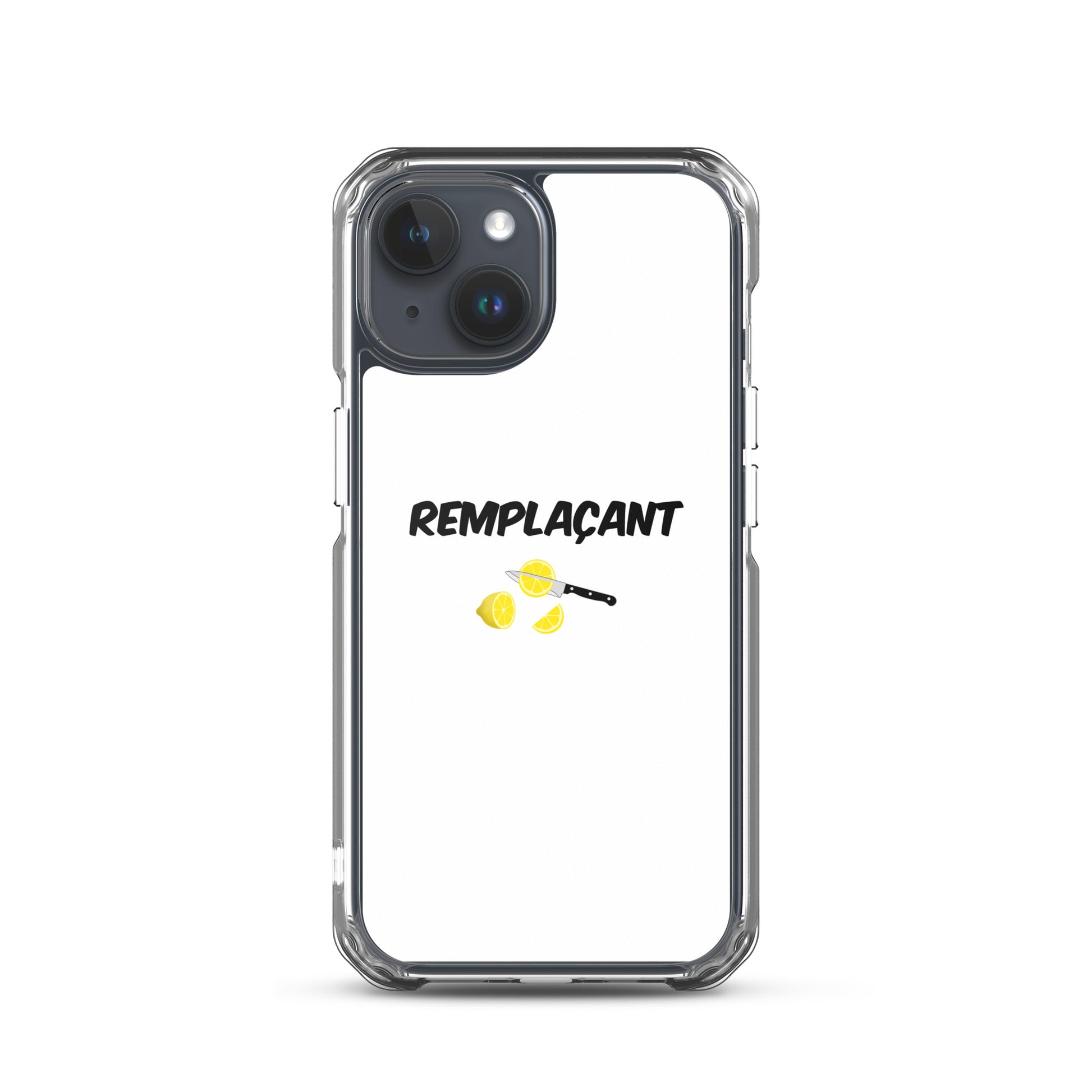 Coque iPhone Remplaçant coupeur de citrons iPhone 15 - Sedurro