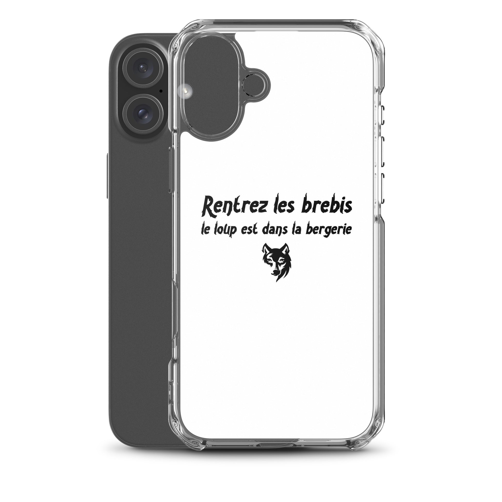 Coque iPhone Rentrez les brebis le loup est dans la bergerie - Sedurro