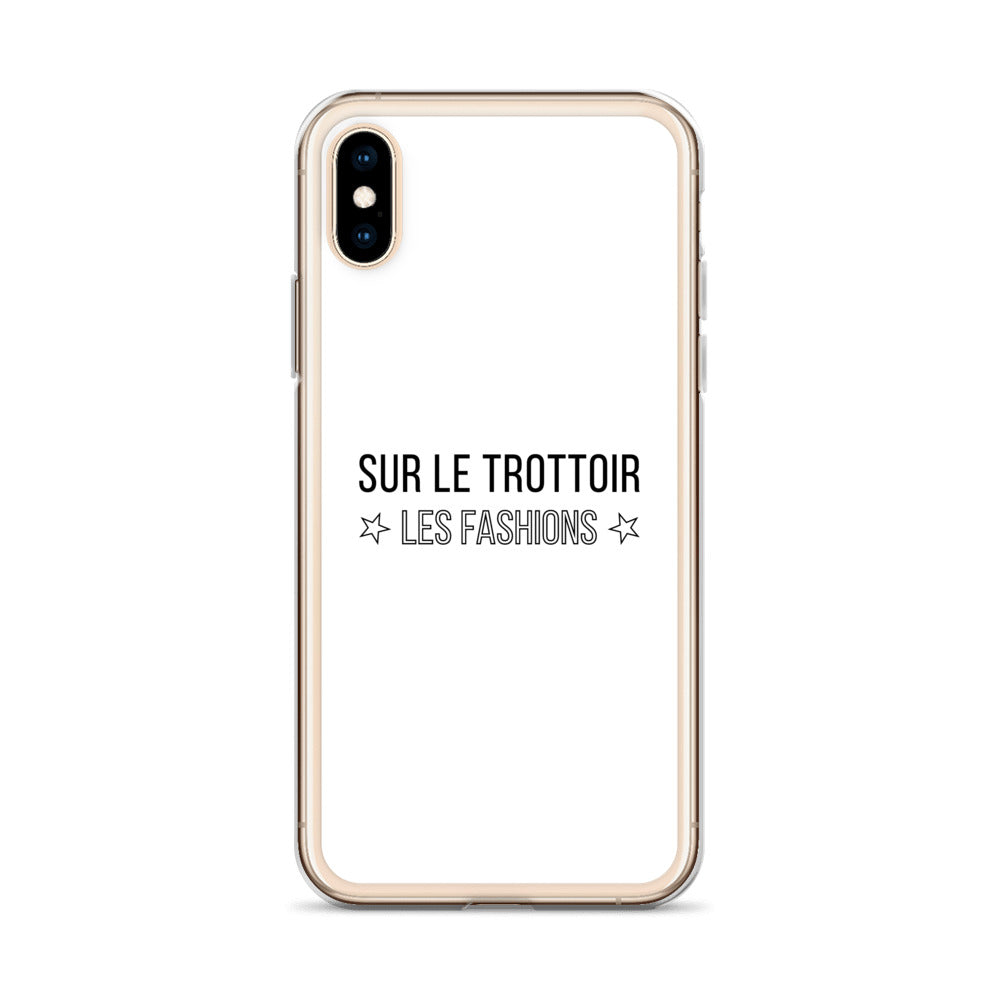 Coque iPhone Sur le trottoir les fashions - Sedurro