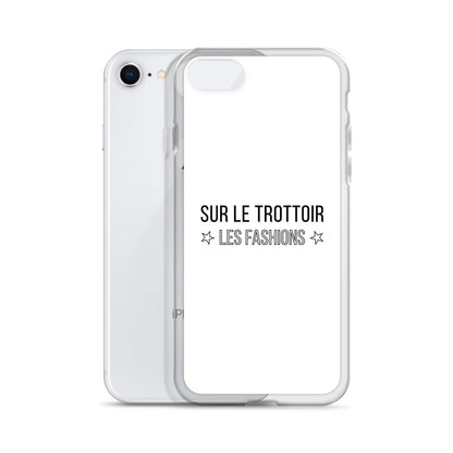 Coque iPhone Sur le trottoir les fashions - Sedurro