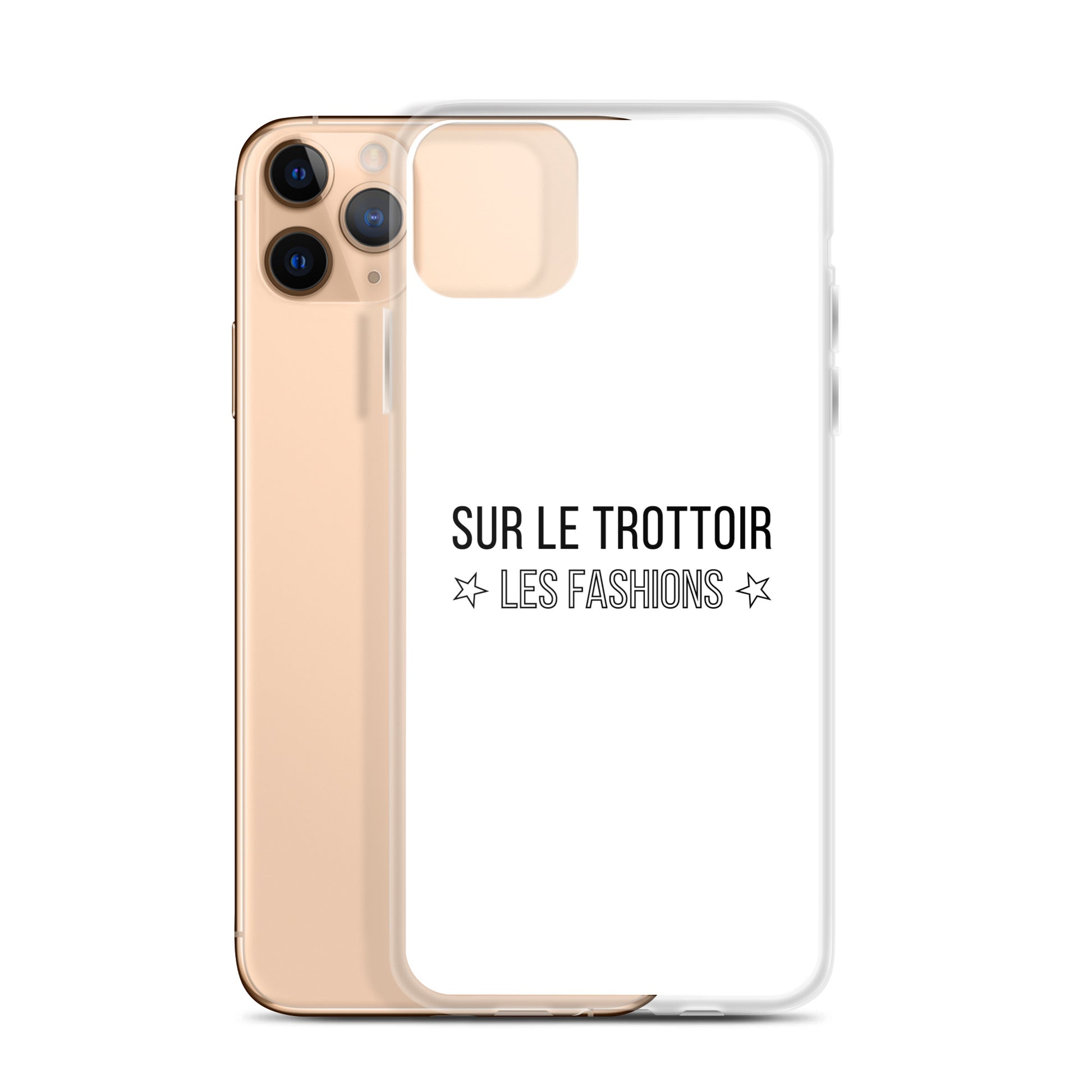 Coque iPhone Sur le trottoir les fashions - Sedurro