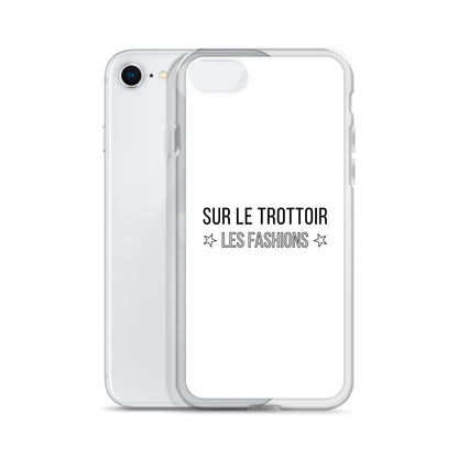 Coque iPhone Sur le trottoir les fashions - Sedurro