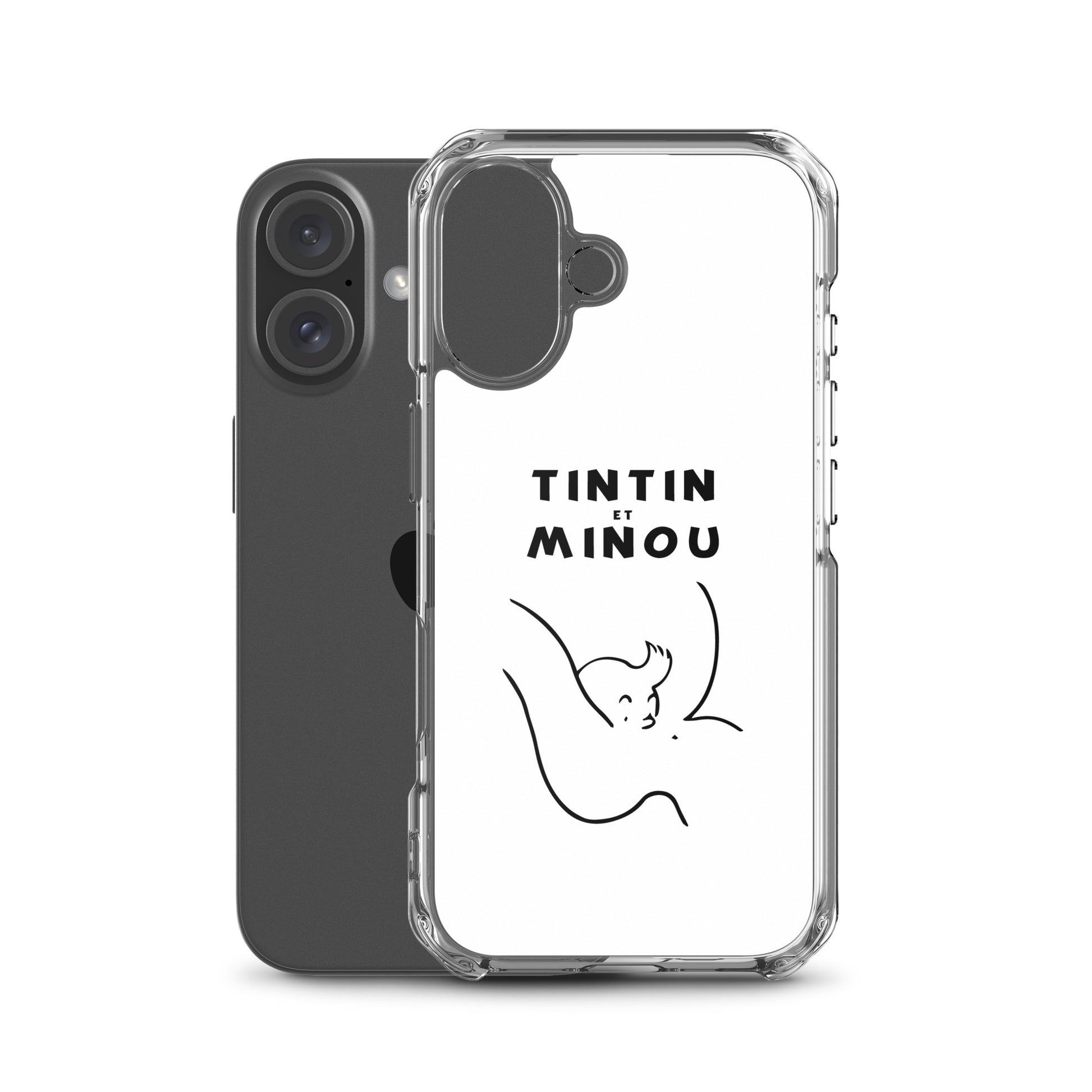 Coque iPhone Tintin et minou - Sedurro