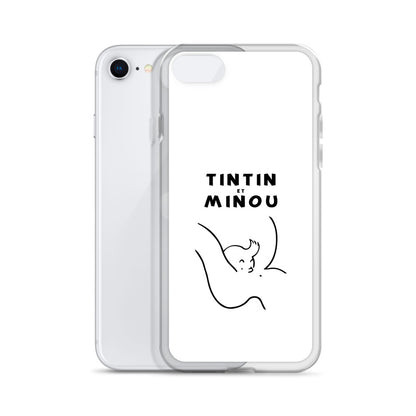 Coque iPhone Tintin et minou - Sedurro