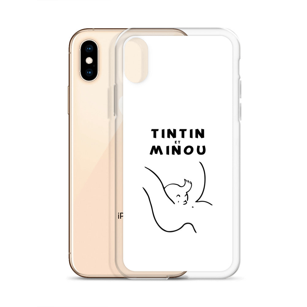 Coque iPhone Tintin et minou - Sedurro