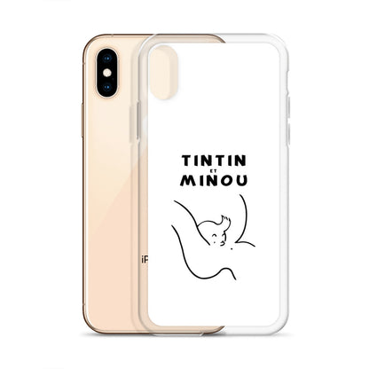 Coque iPhone Tintin et minou - Sedurro