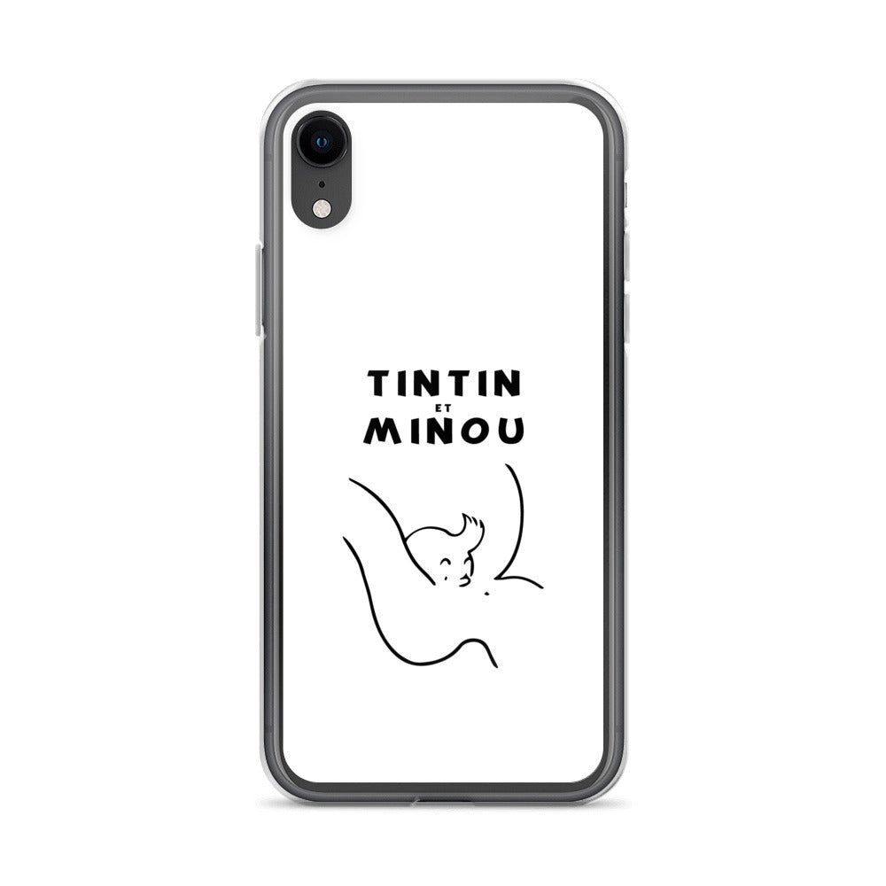 Coque iPhone Tintin et minou iPhone XR - Sedurro
