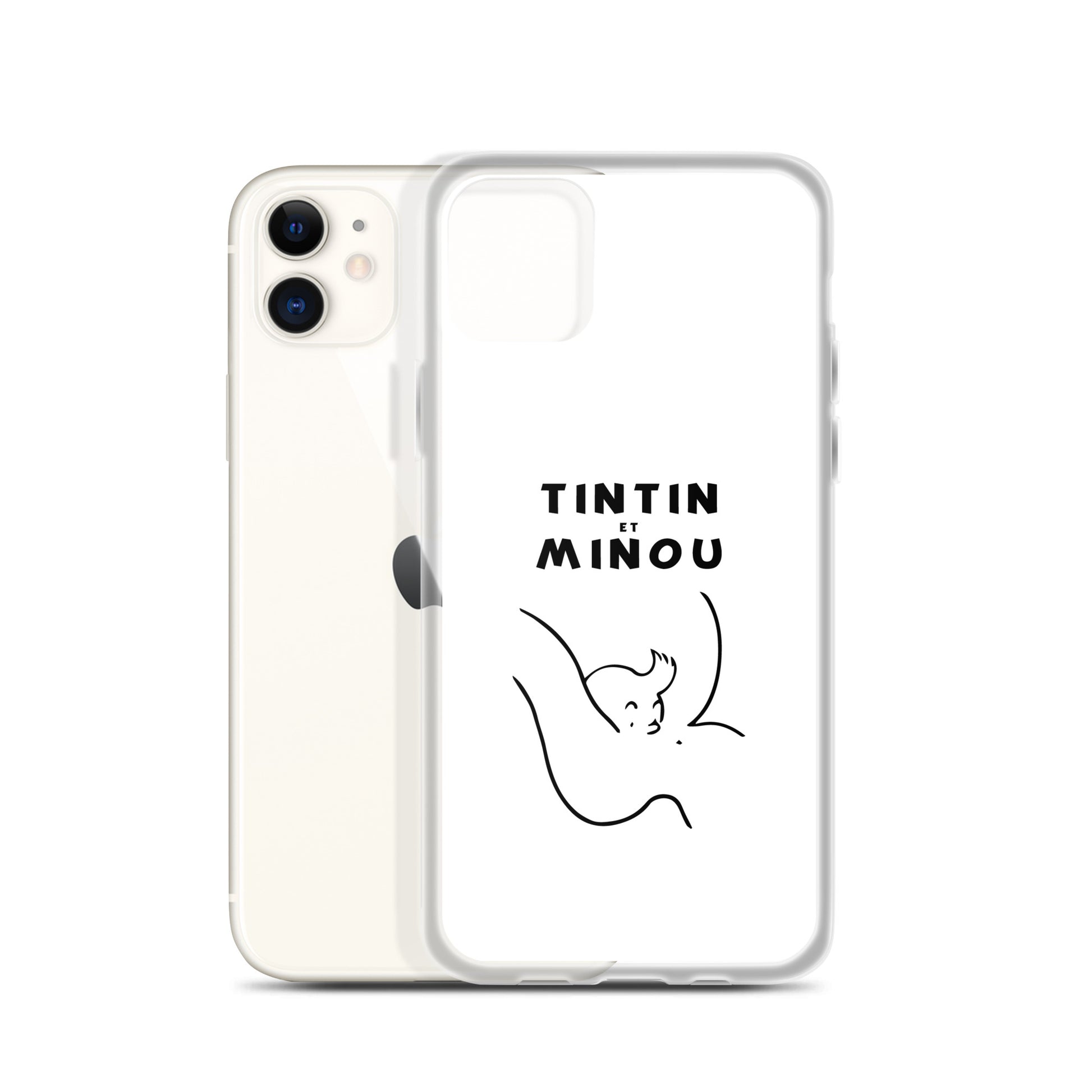 Coque iPhone Tintin et minou - Sedurro