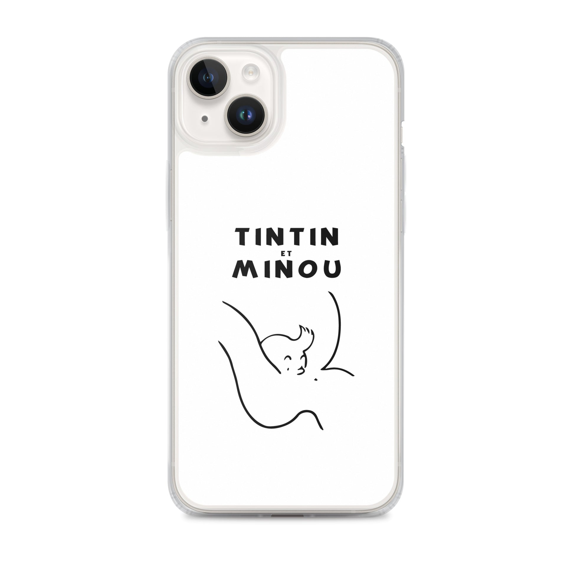 Coque iPhone Tintin et minou iPhone 14 Plus - Sedurro
