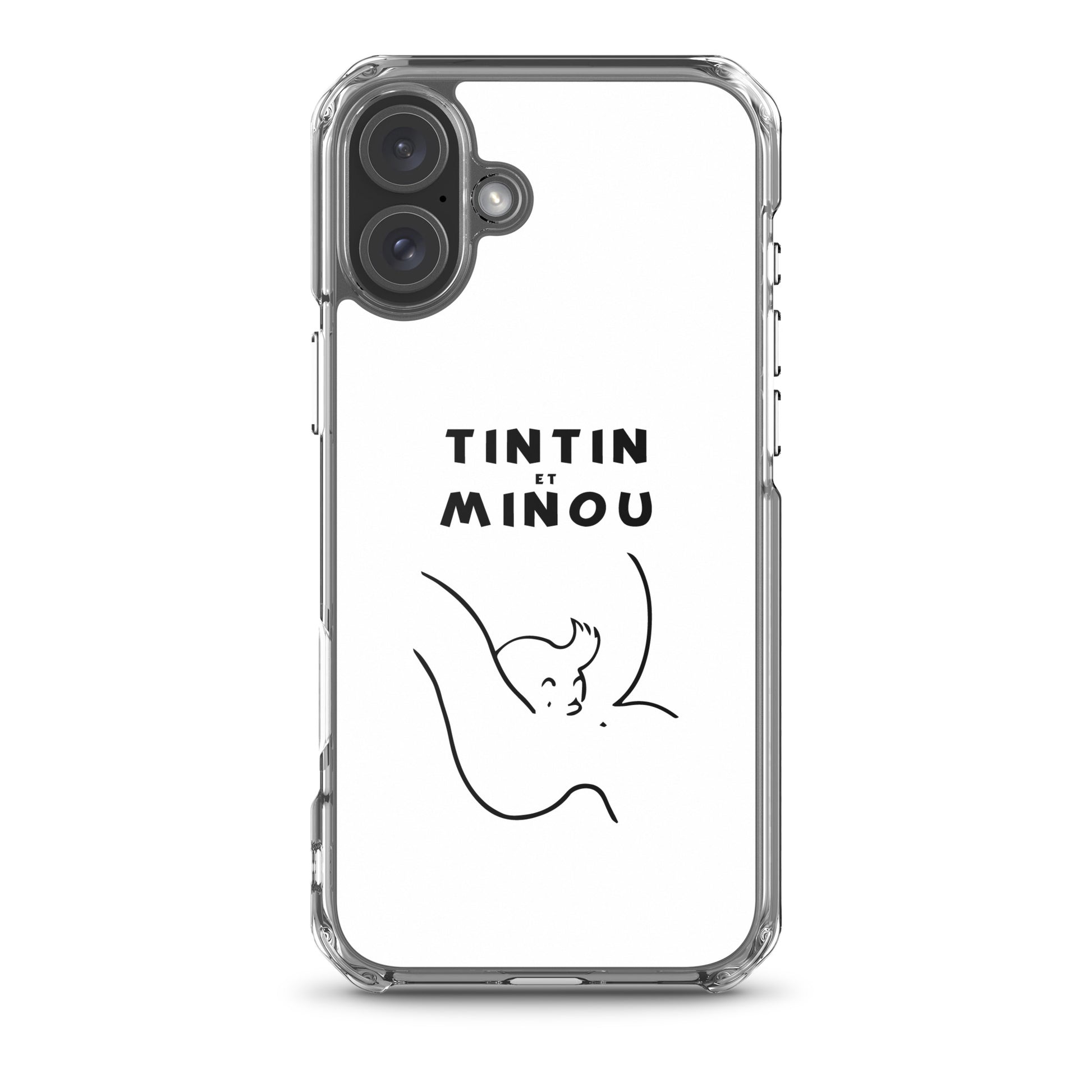 Coque iPhone Tintin et minou iPhone 16 Plus - Sedurro