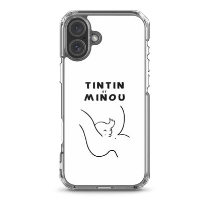 Coque iPhone Tintin et minou iPhone 16 Plus - Sedurro