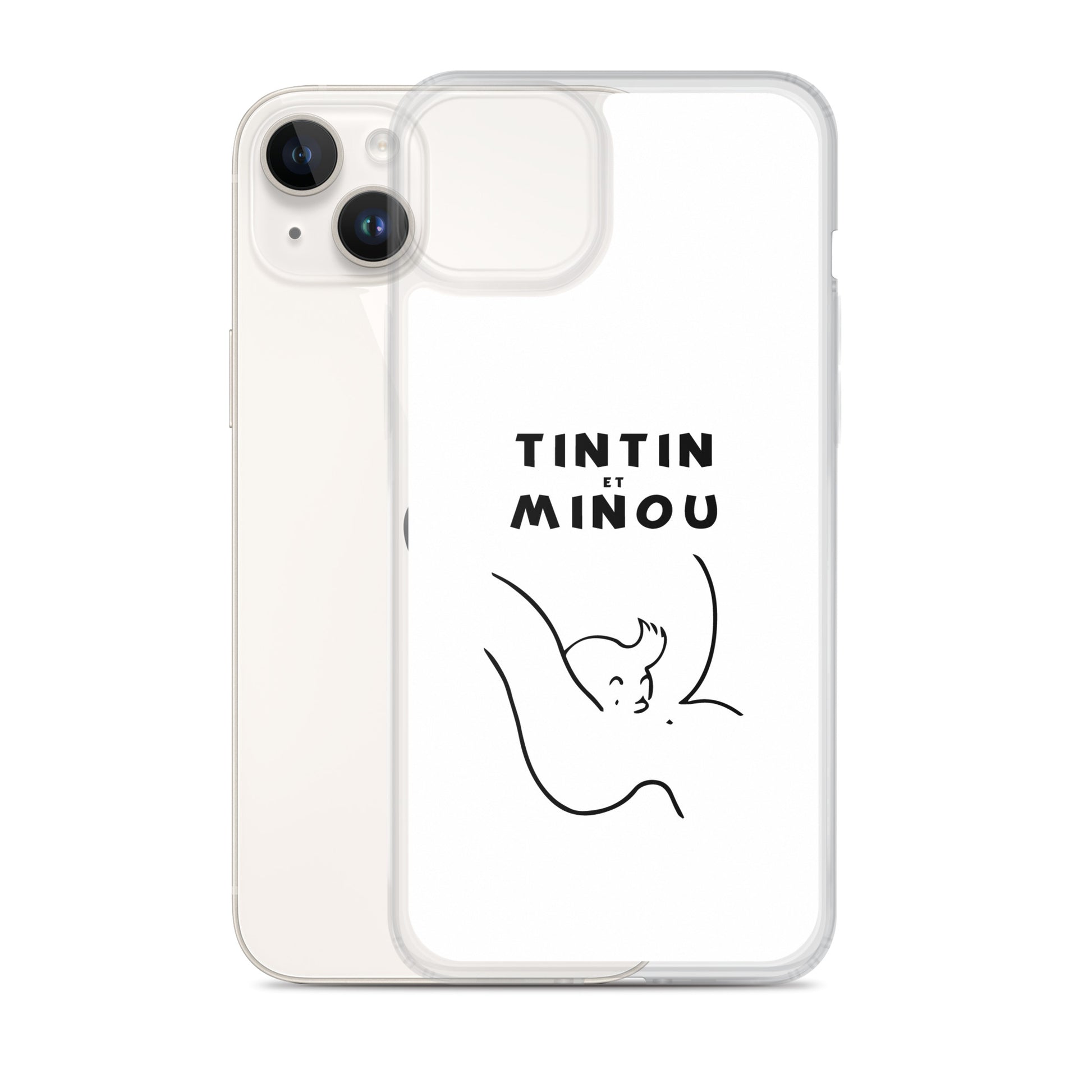 Coque iPhone Tintin et minou - Sedurro