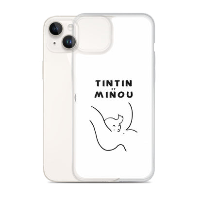 Coque iPhone Tintin et minou - Sedurro
