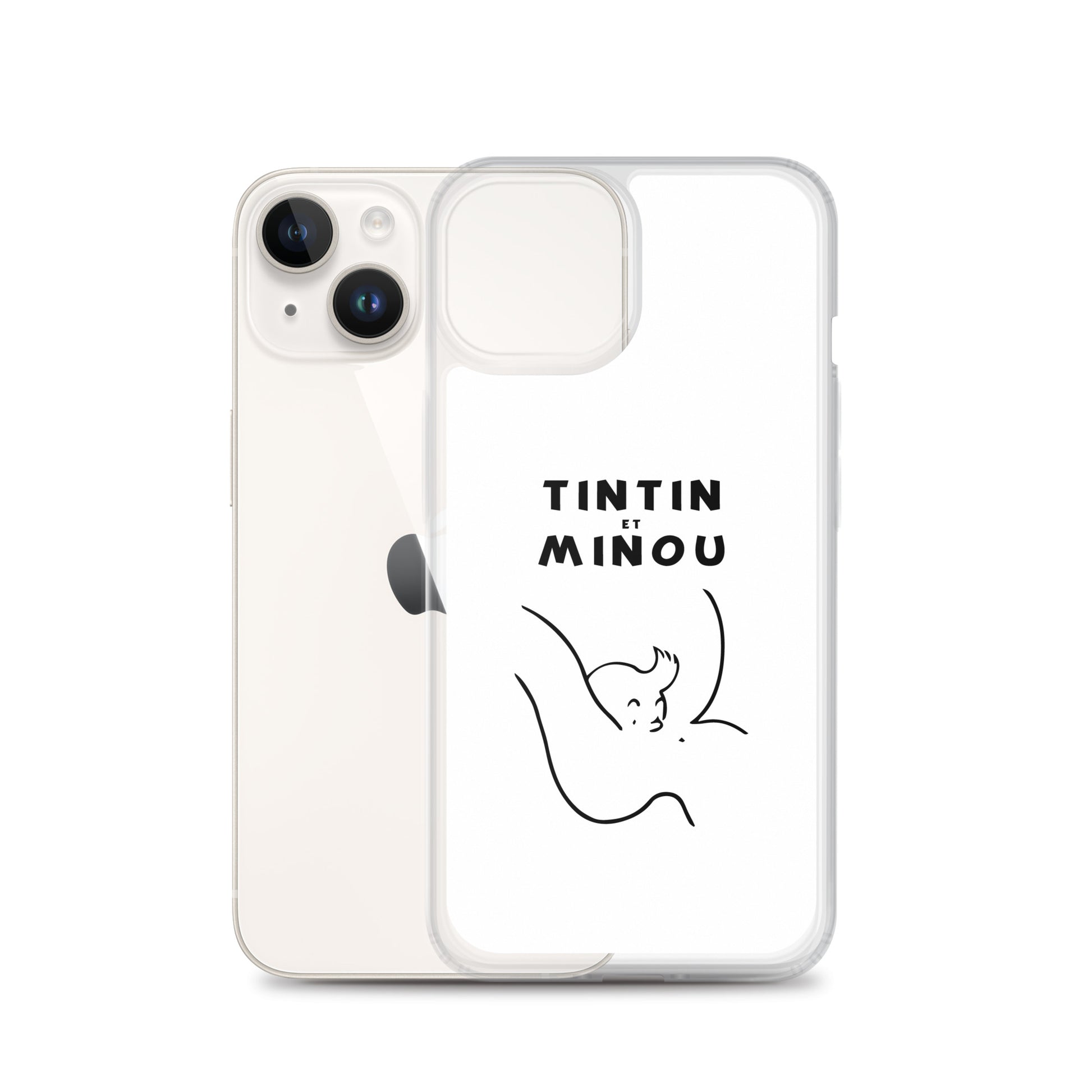 Coque iPhone Tintin et minou - Sedurro