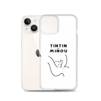 Coque iPhone Tintin et minou - Sedurro