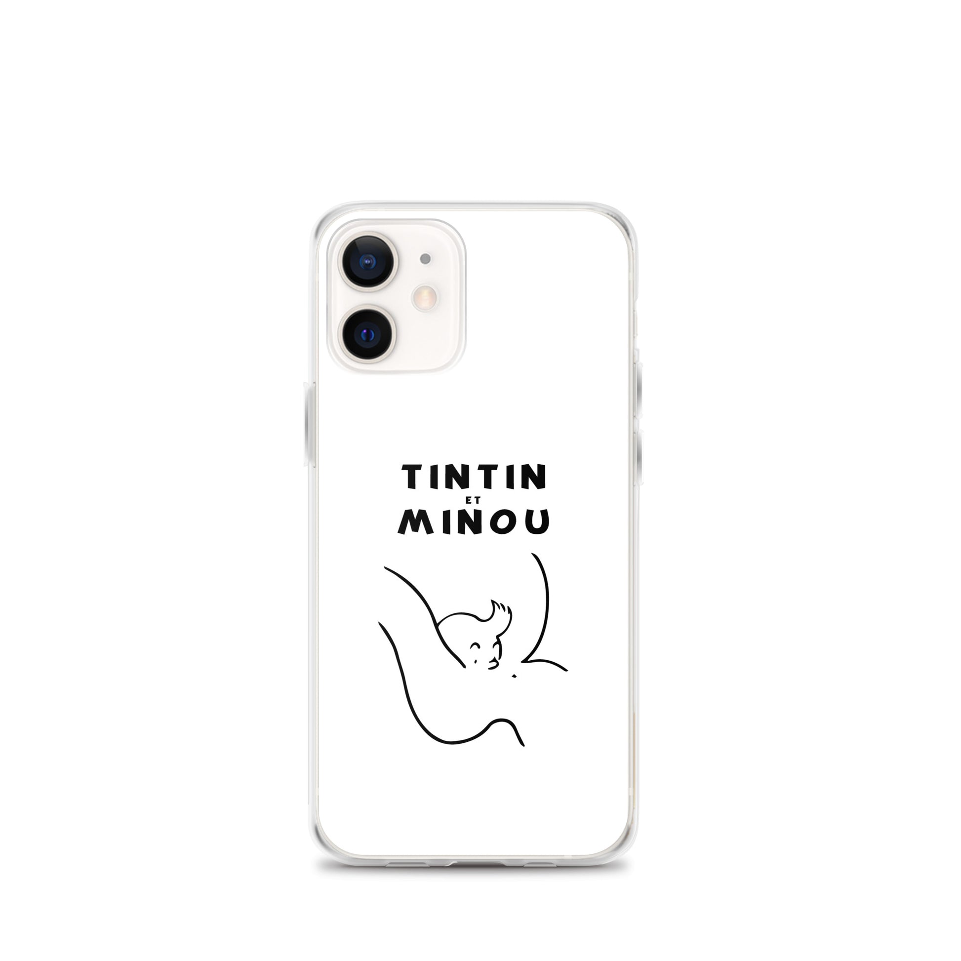 Coque iPhone Tintin et minou iPhone 12 mini - Sedurro