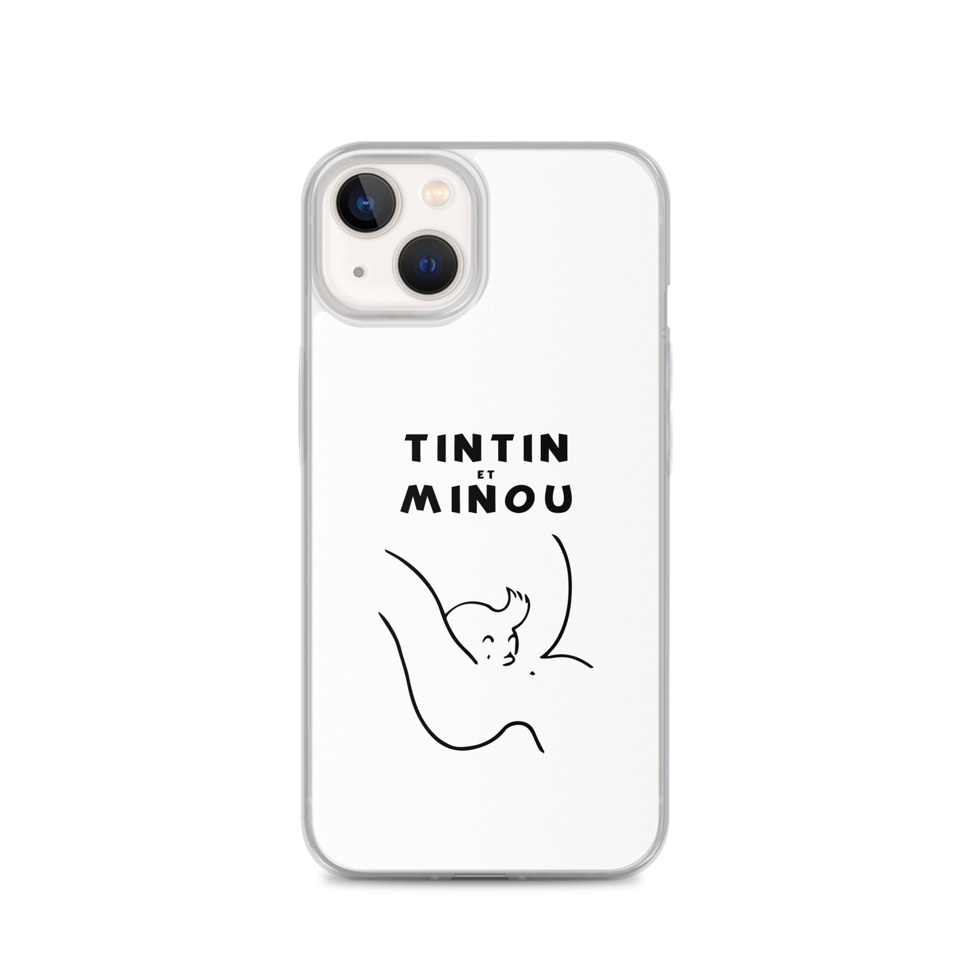 Coque iPhone Tintin et minou iPhone 13 - Sedurro