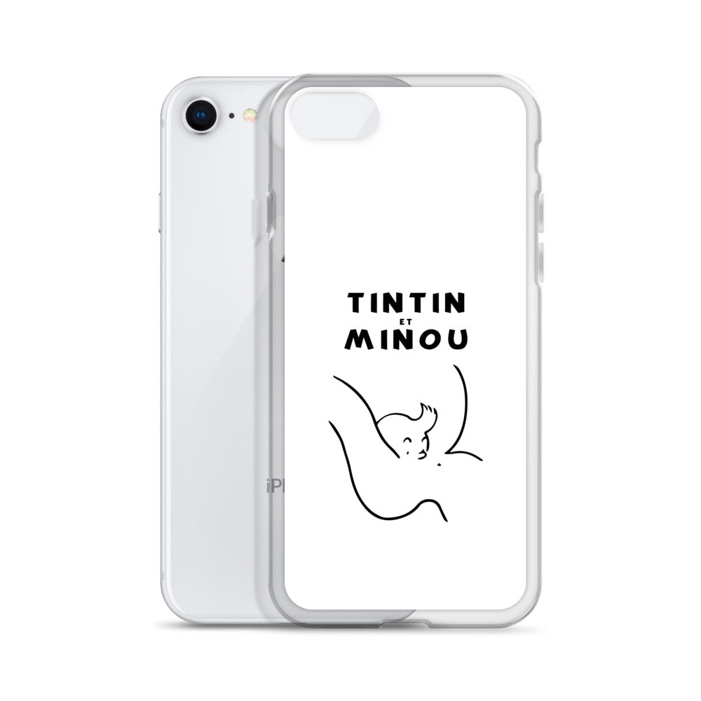 Coque iPhone Tintin et minou - Sedurro