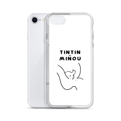 Coque iPhone Tintin et minou - Sedurro