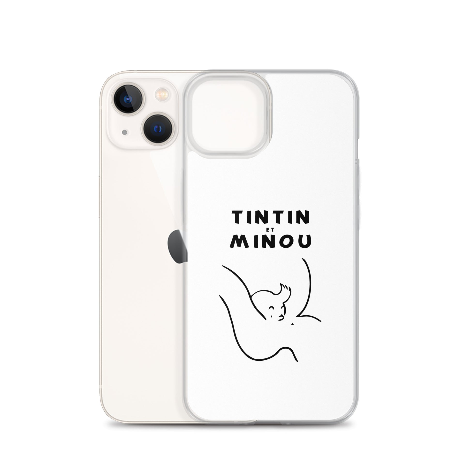Coque iPhone Tintin et minou - Sedurro