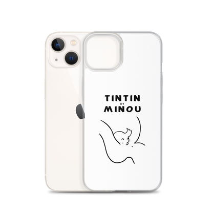 Coque iPhone Tintin et minou - Sedurro