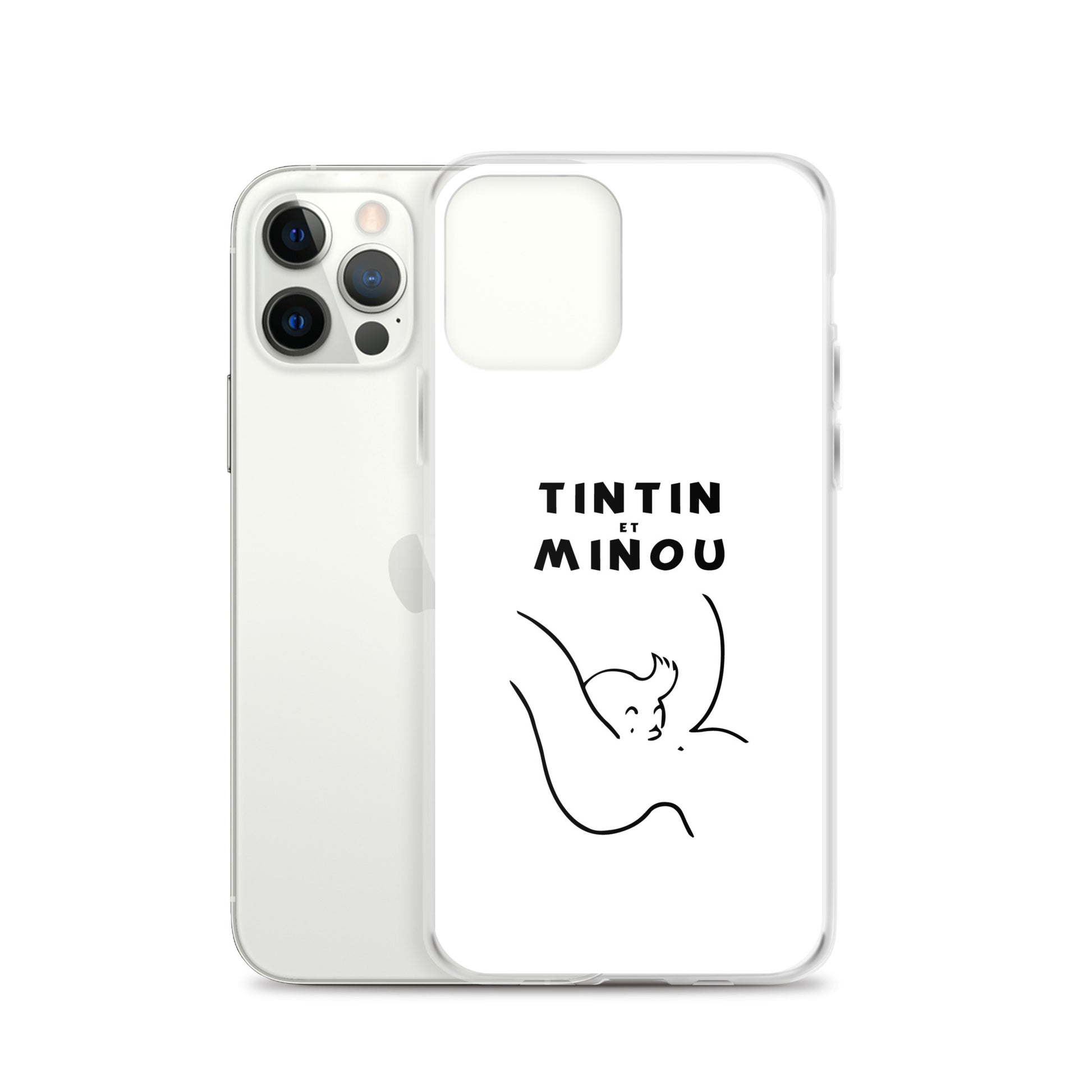 Coque iPhone Tintin et minou - Sedurro