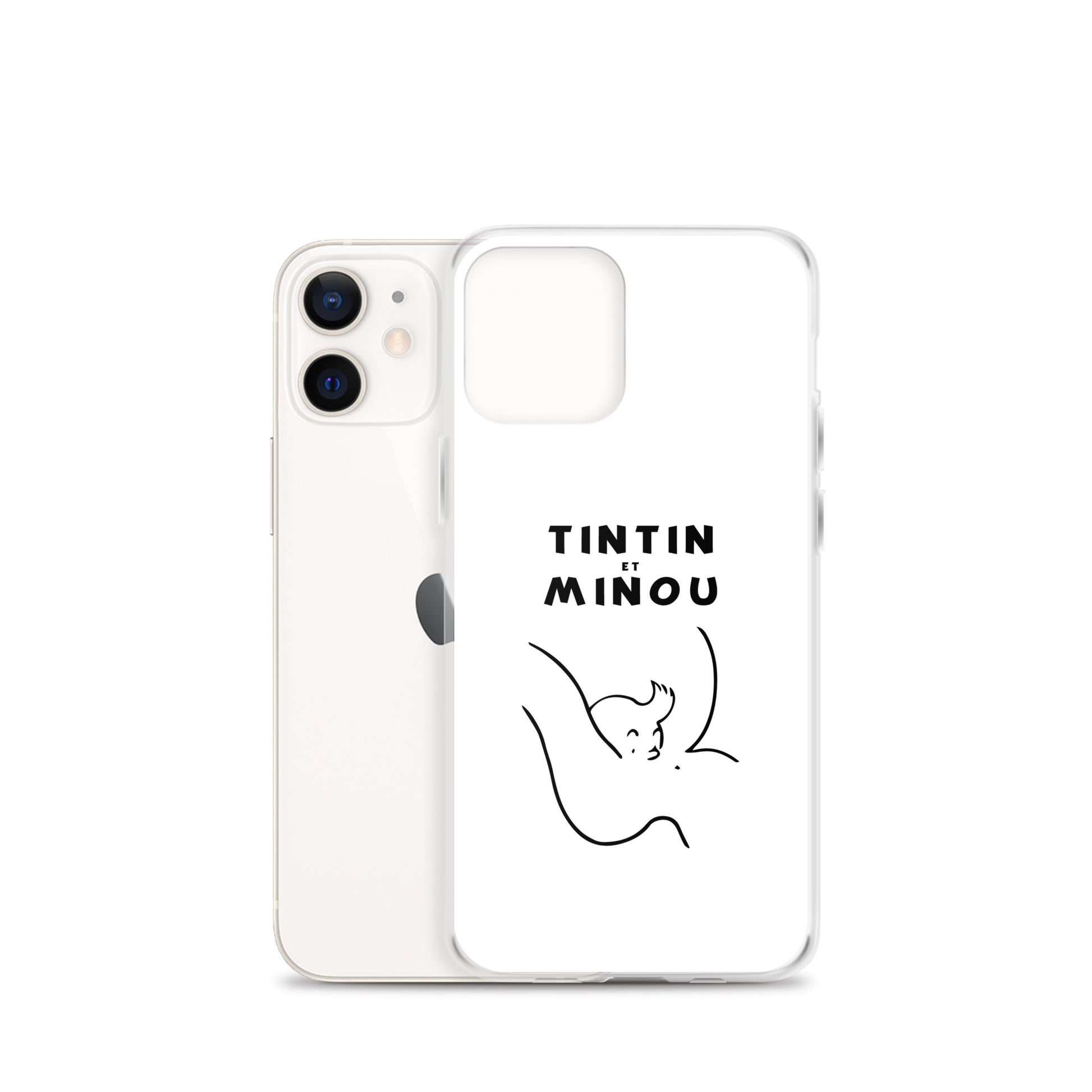 Coque iPhone Tintin et minou - Sedurro