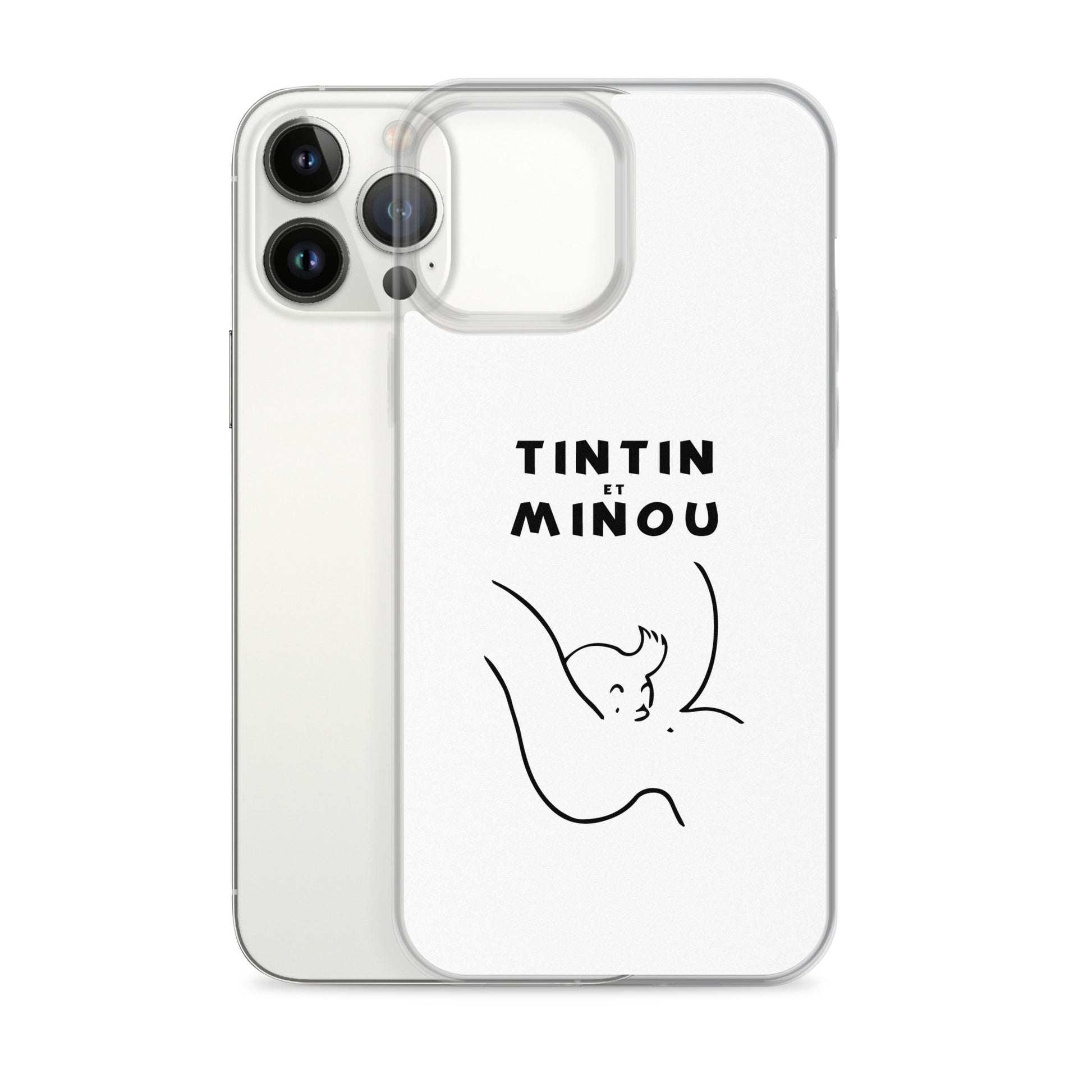 Coque iPhone Tintin et minou - Sedurro