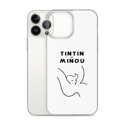 Coque iPhone Tintin et minou - Sedurro