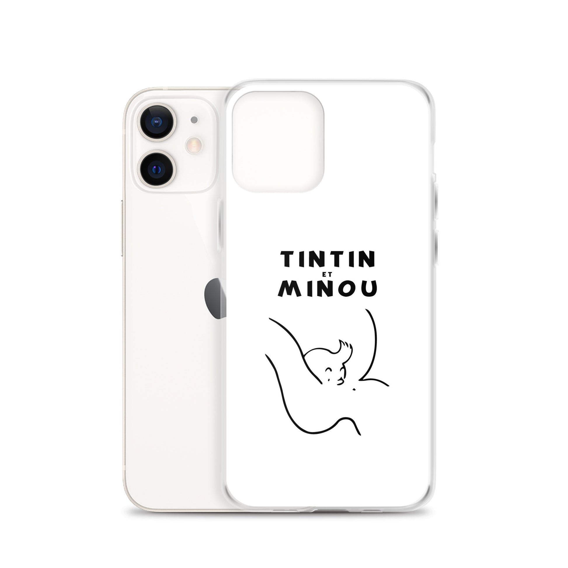 Coque iPhone Tintin et minou - Sedurro