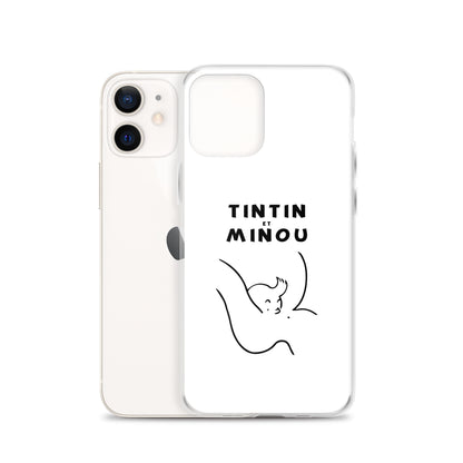 Coque iPhone Tintin et minou - Sedurro