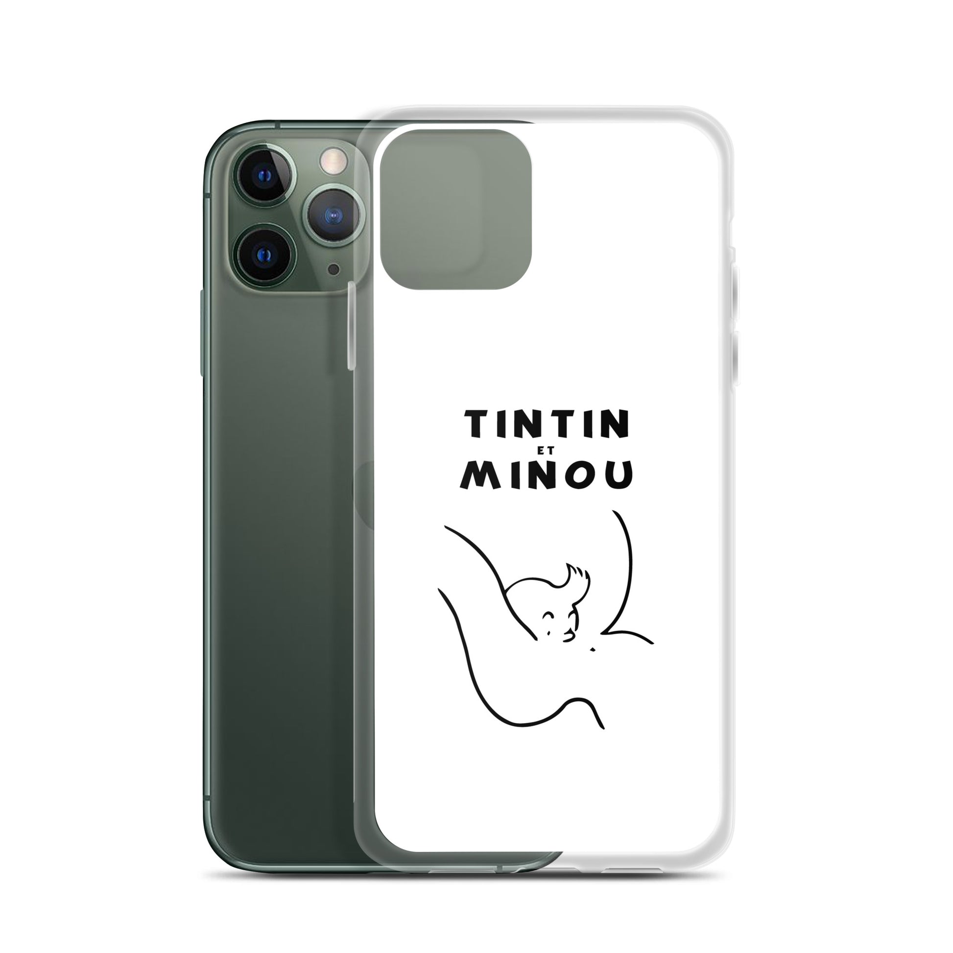 Coque iPhone Tintin et minou - Sedurro
