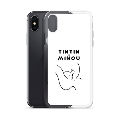 Coque iPhone Tintin et minou - Sedurro