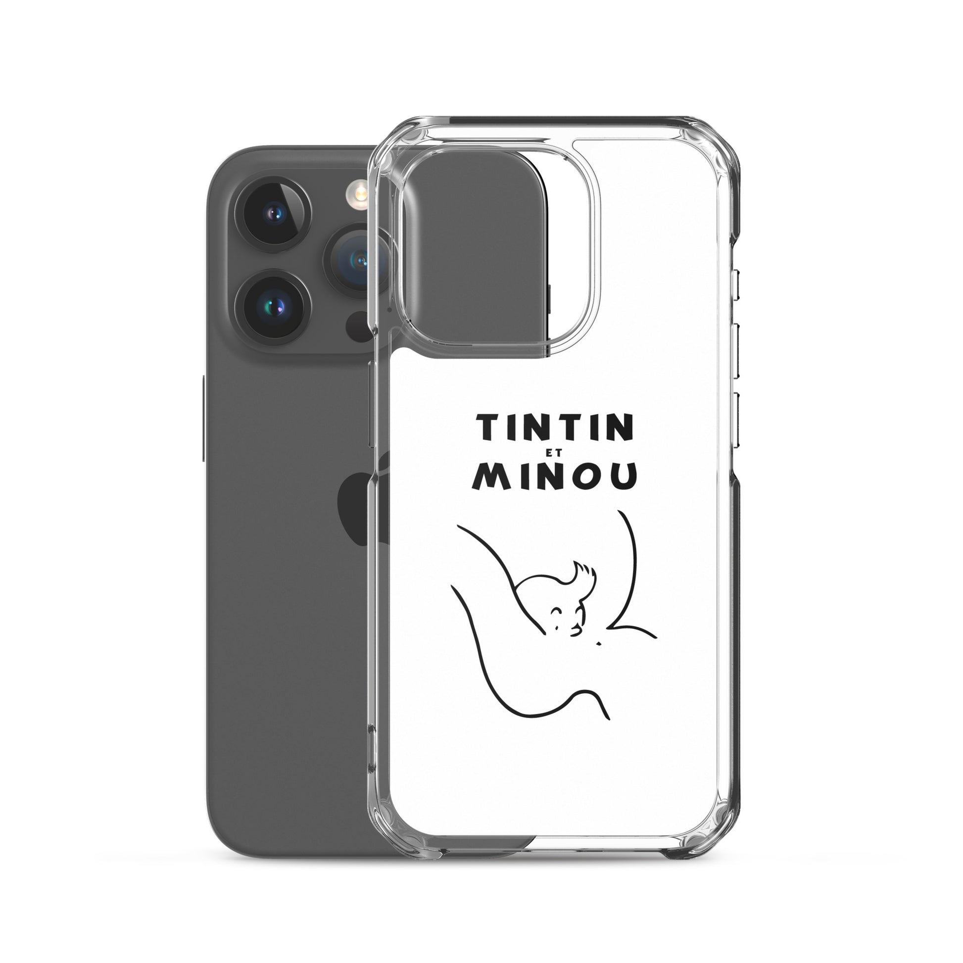 Coque iPhone Tintin et minou - Sedurro