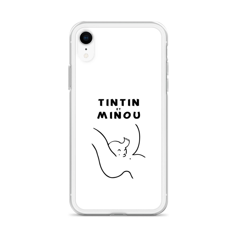 Coque iPhone Tintin et minou - Sedurro