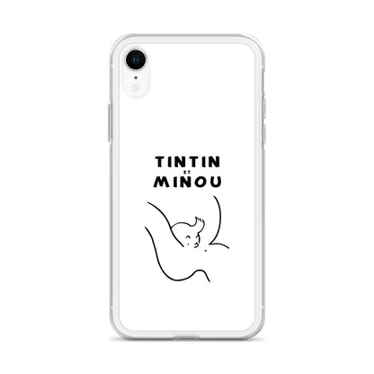 Coque iPhone Tintin et minou - Sedurro