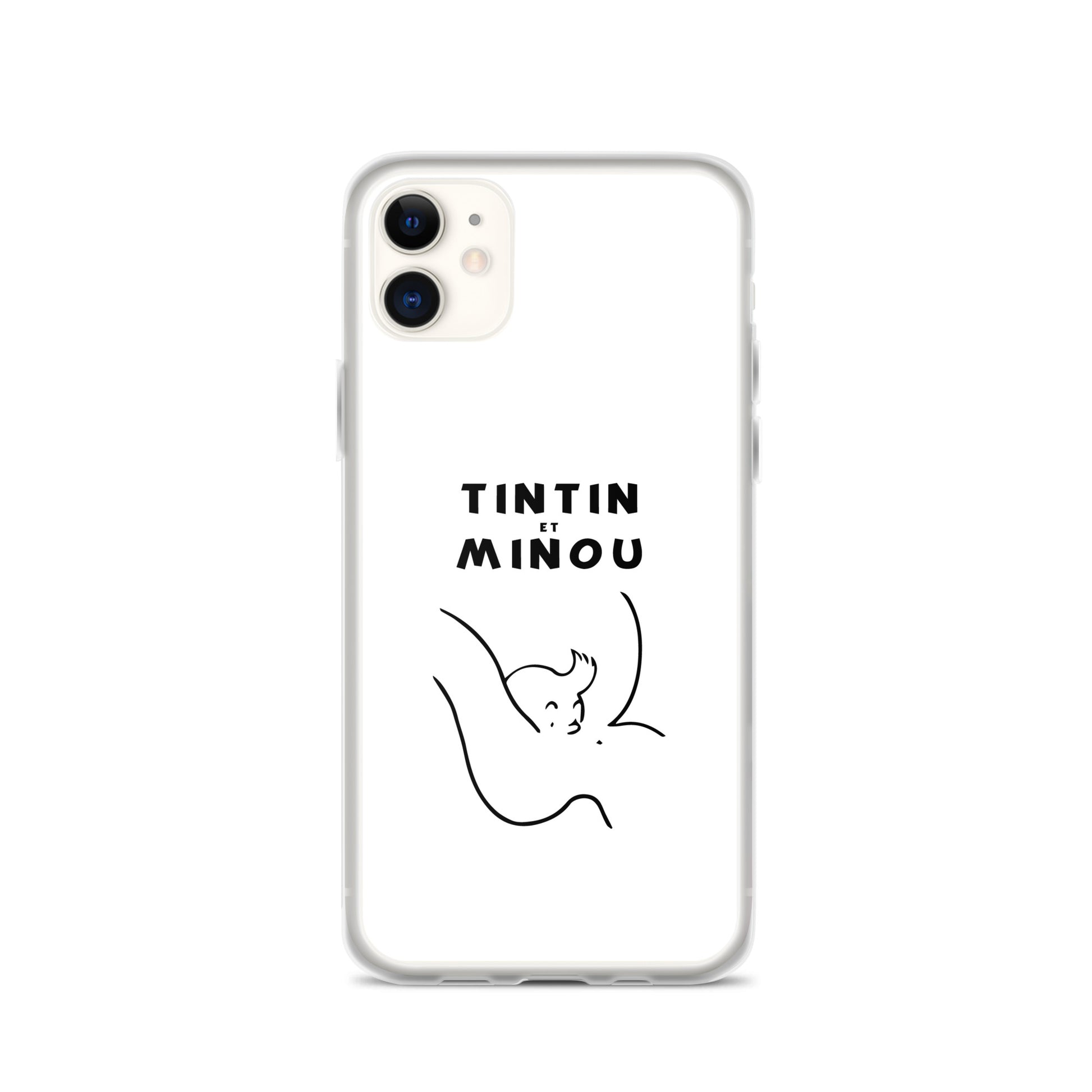 Coque iPhone Tintin et minou iPhone 11 - Sedurro
