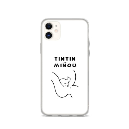 Coque iPhone Tintin et minou iPhone 11 - Sedurro