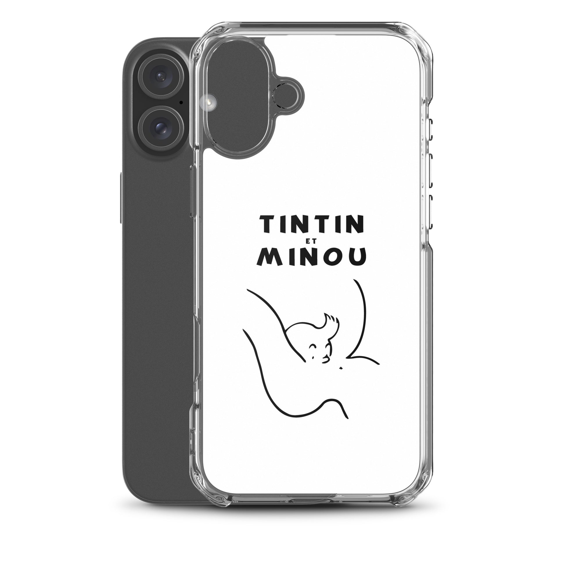 Coque iPhone Tintin et minou - Sedurro