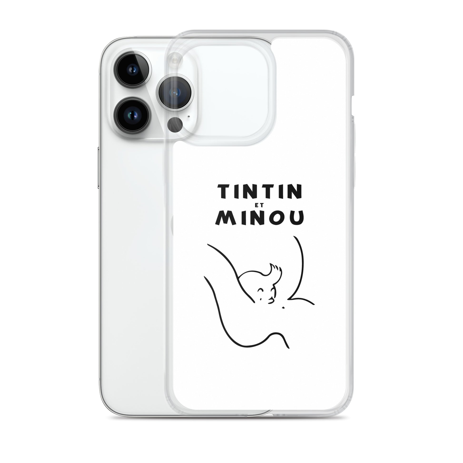 Coque iPhone Tintin et minou - Sedurro
