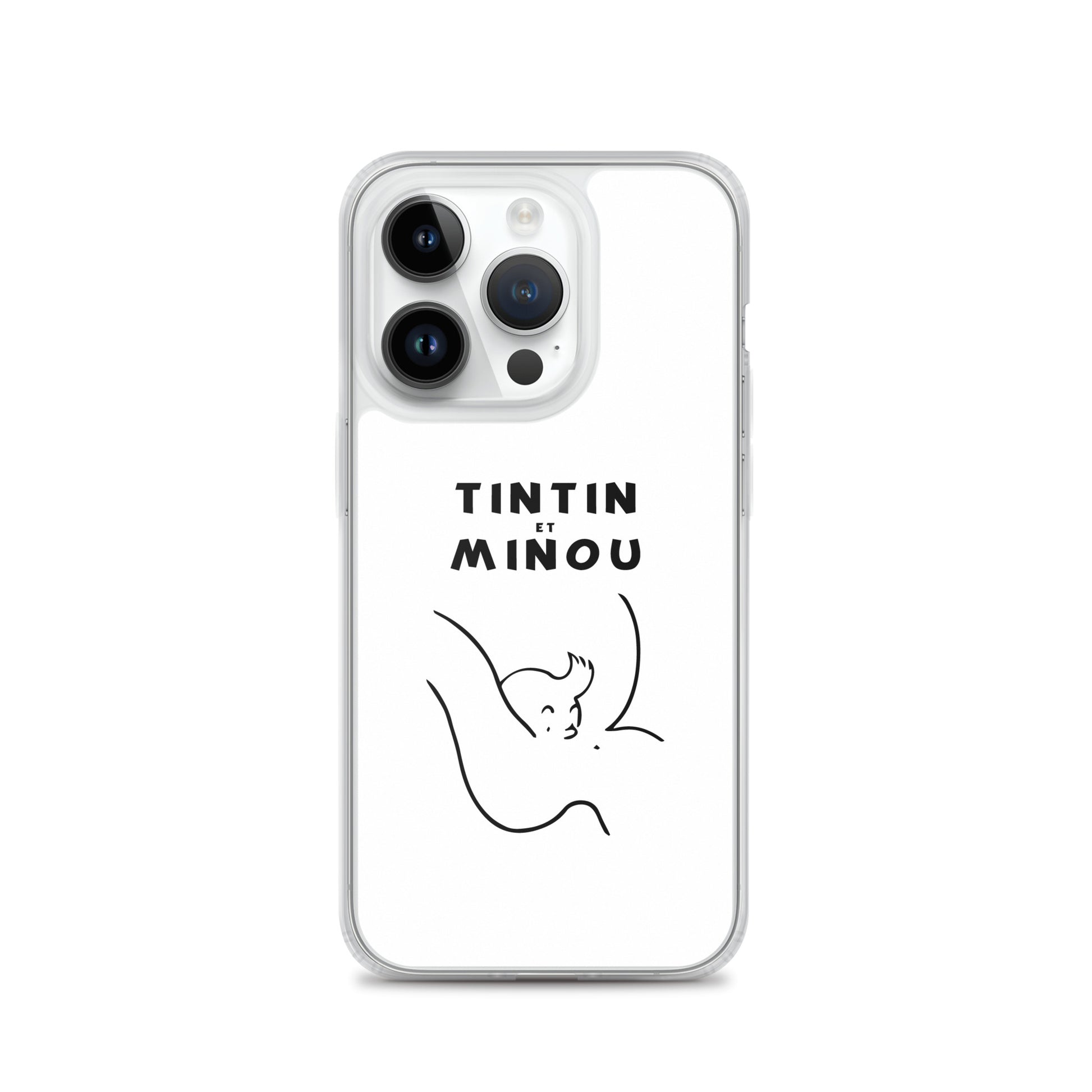 Coque iPhone Tintin et minou iPhone 14 Pro - Sedurro