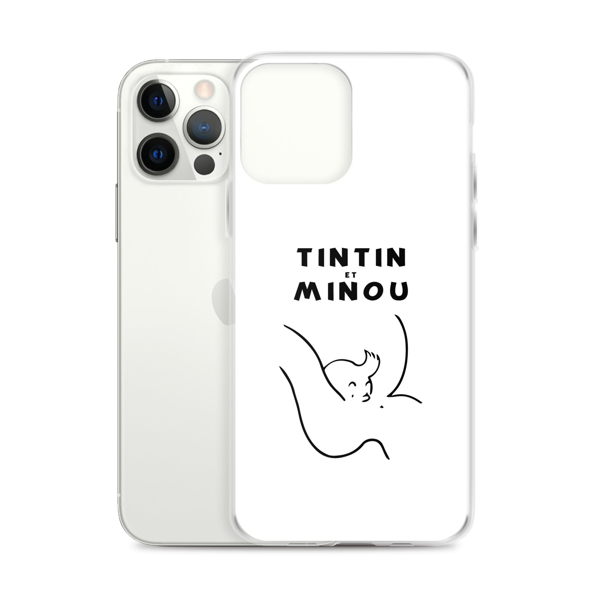 Coque iPhone Tintin et minou - Sedurro