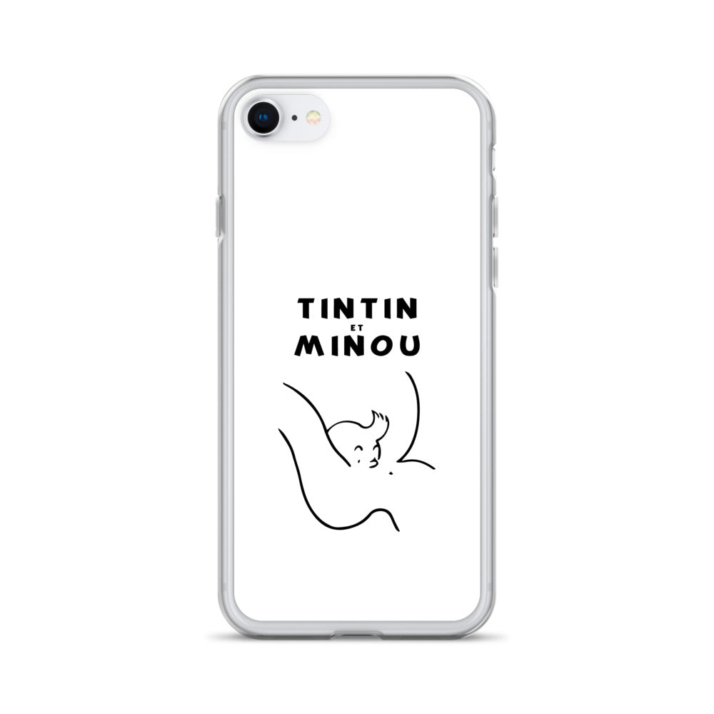 Coque iPhone Tintin et minou iPhone SE - Sedurro