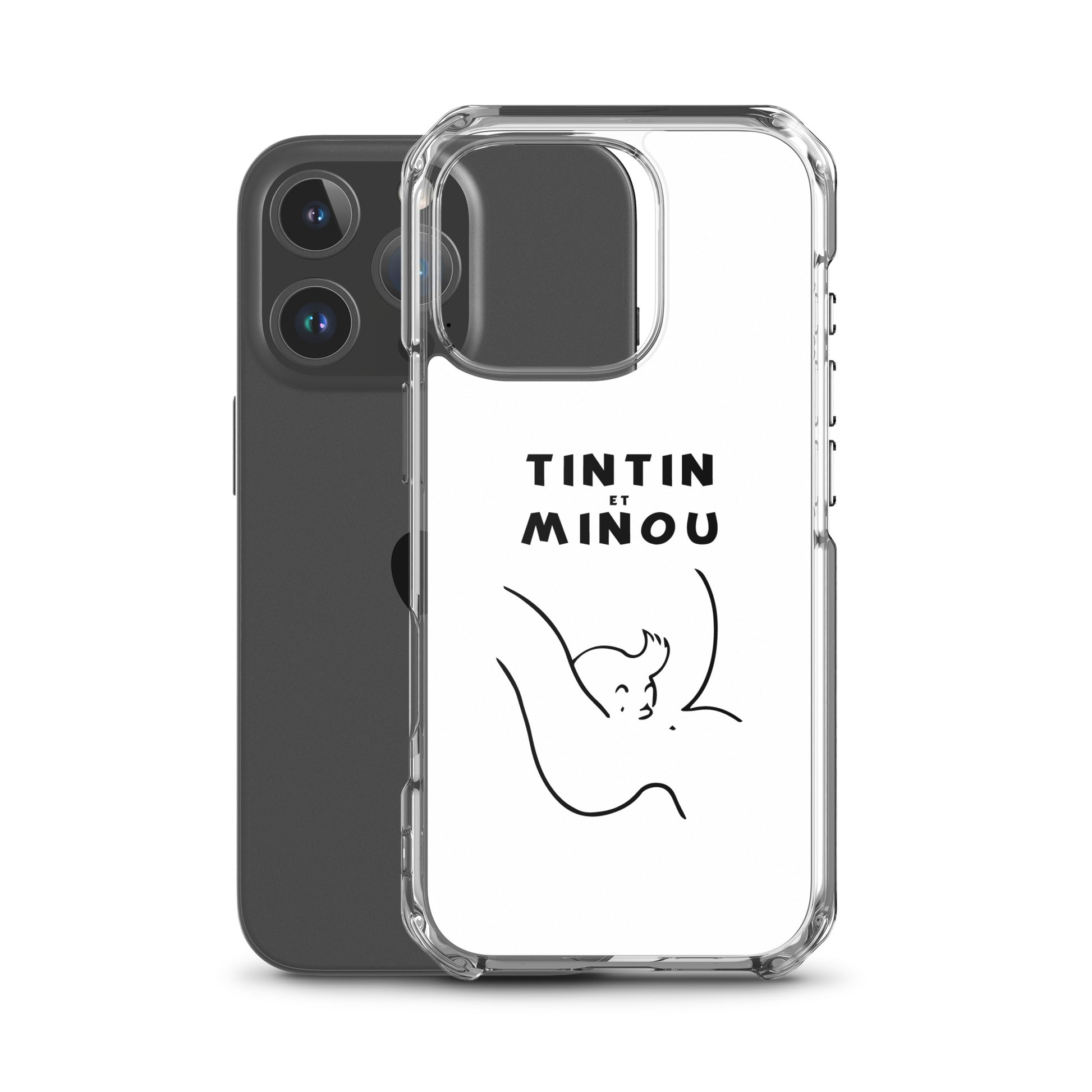 Coque iPhone Tintin et minou - Sedurro